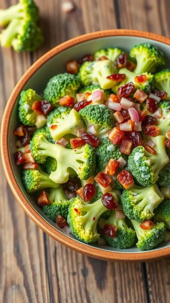 Light And Creamy Broccoli Salad Recipe