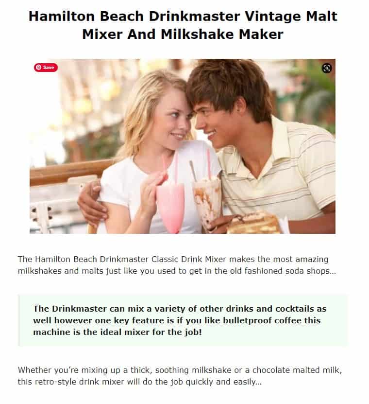 Hamilton Beach is a good milkshake maker brand