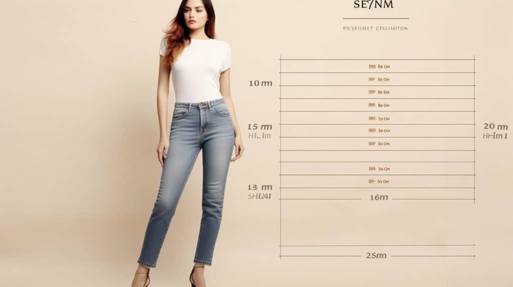 Shein Jeans Sizing Chart