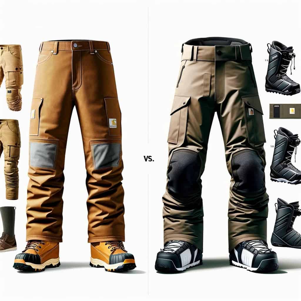 Comparing Carhartt Snow Pants and Bibs for Skiing and Snowboarding