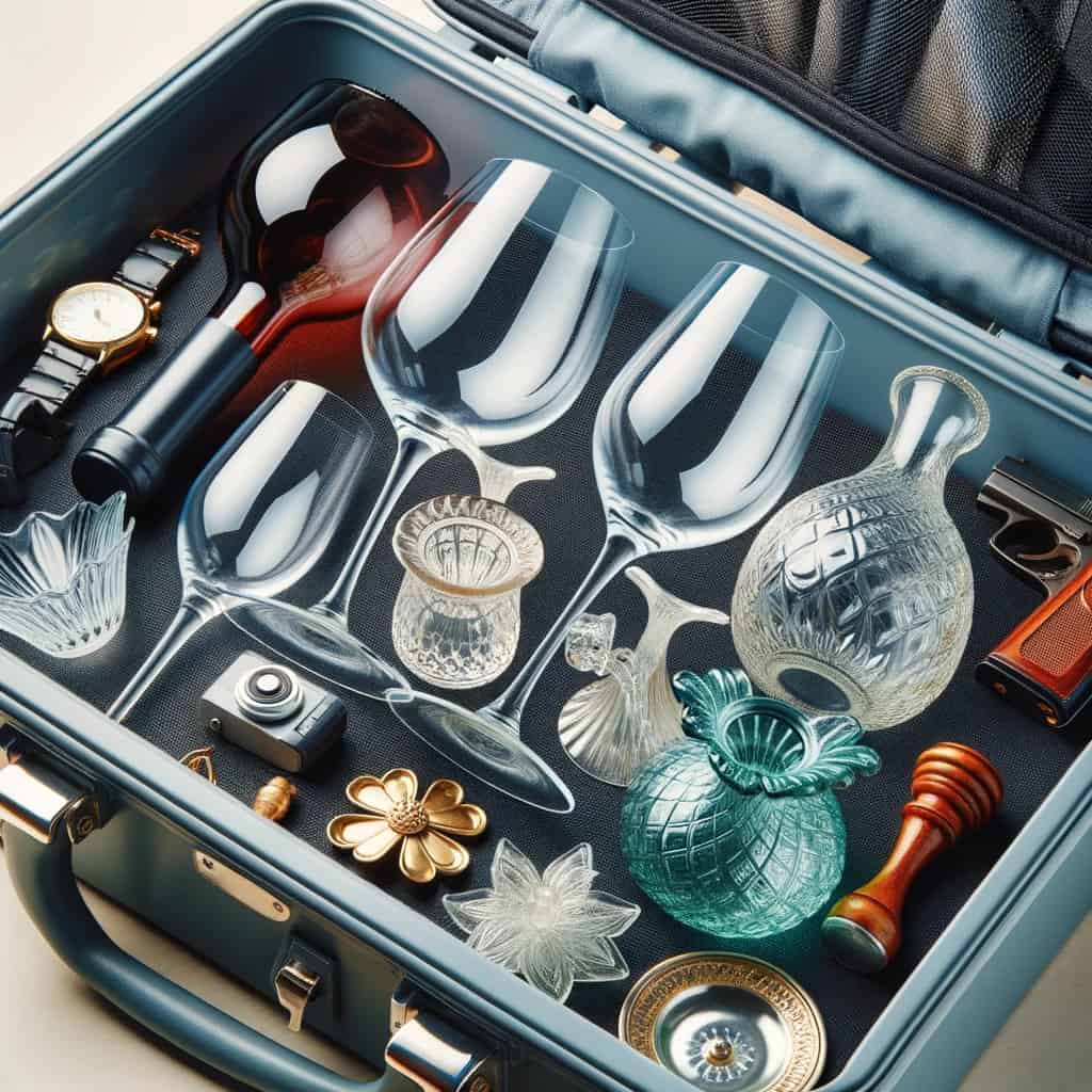 Glassware: Can you bring glass items in your hand luggage?