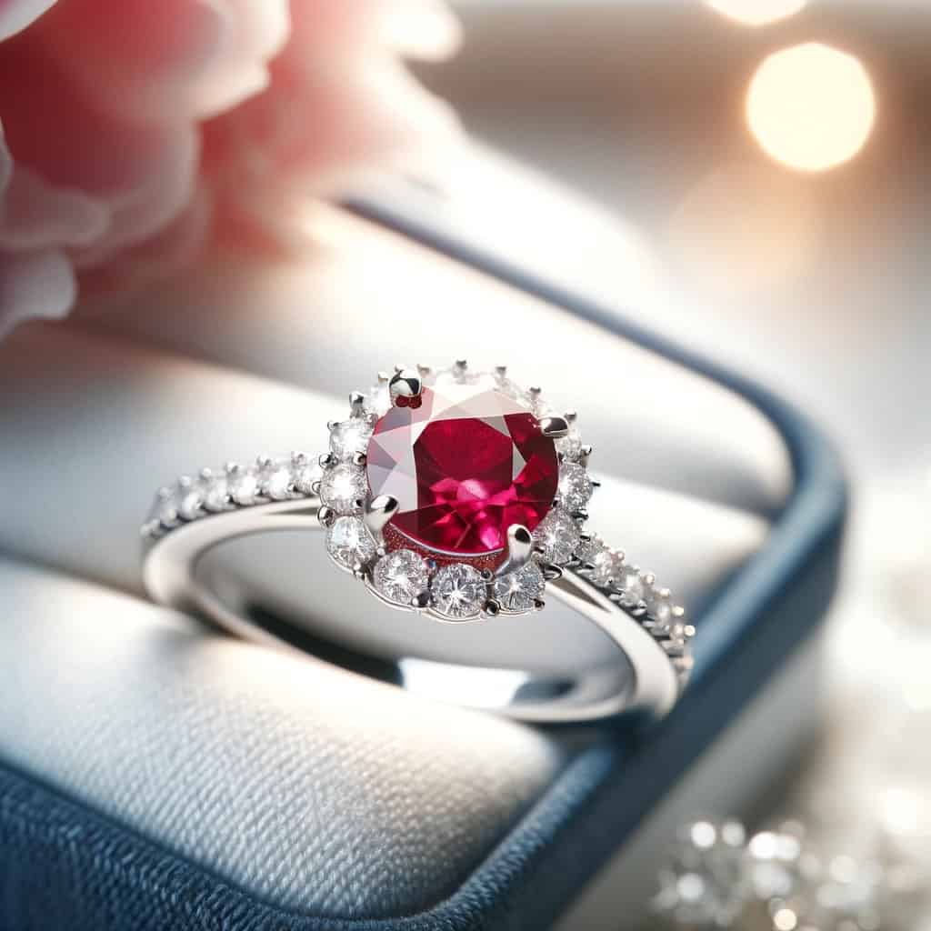 Engagement rings are evolving from traditional norms, welcoming a diverse palette of colored gemstones. 