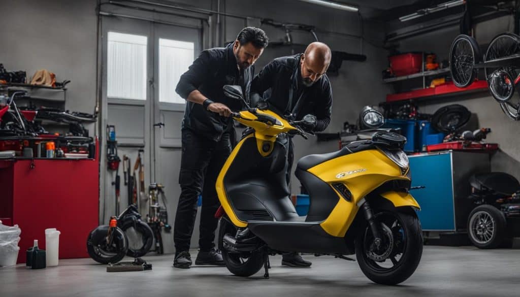 maintenance and care of customized scooters