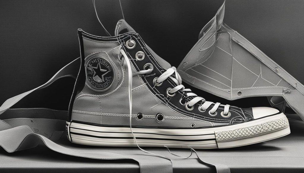 manufacturing process of canvas Chuck Taylors