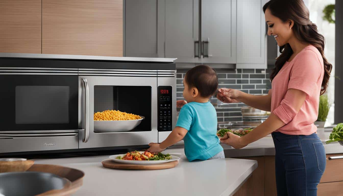 Convection Microwave Designed for Busy Parents