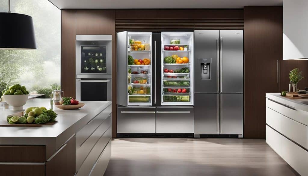 Door-in-Door Refrigerator modern look