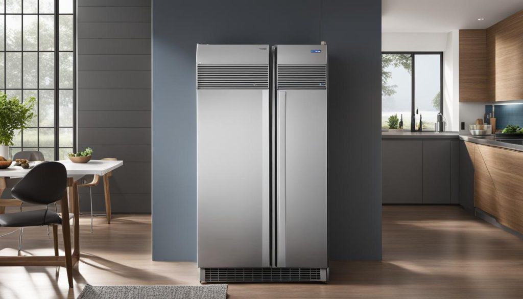 Energy-efficient deep freezer