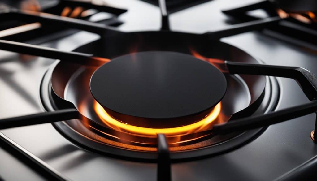 Gas cooktop features