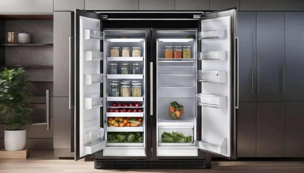 Lower Freezer Compartment