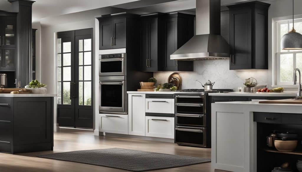 Play with Finishes: Stainless Steel, Black Stainless Steel, Black, and White