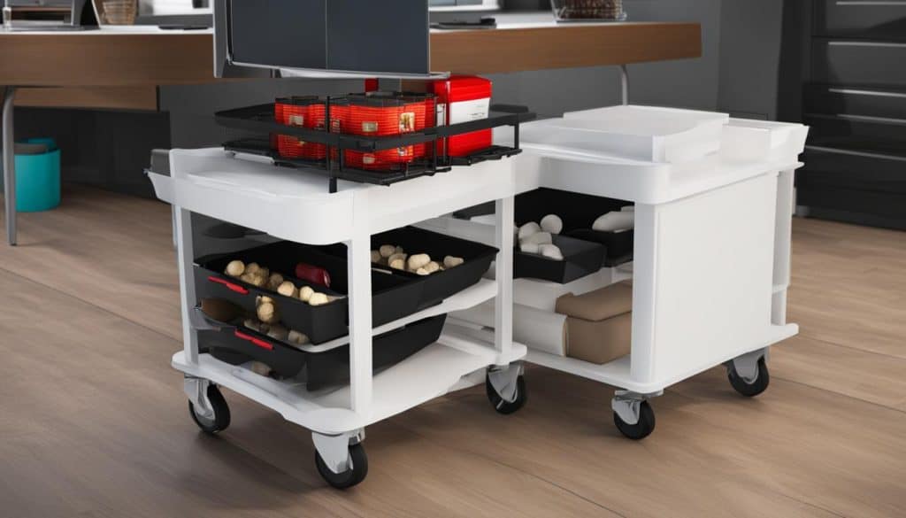 Rolling Cart with Storage