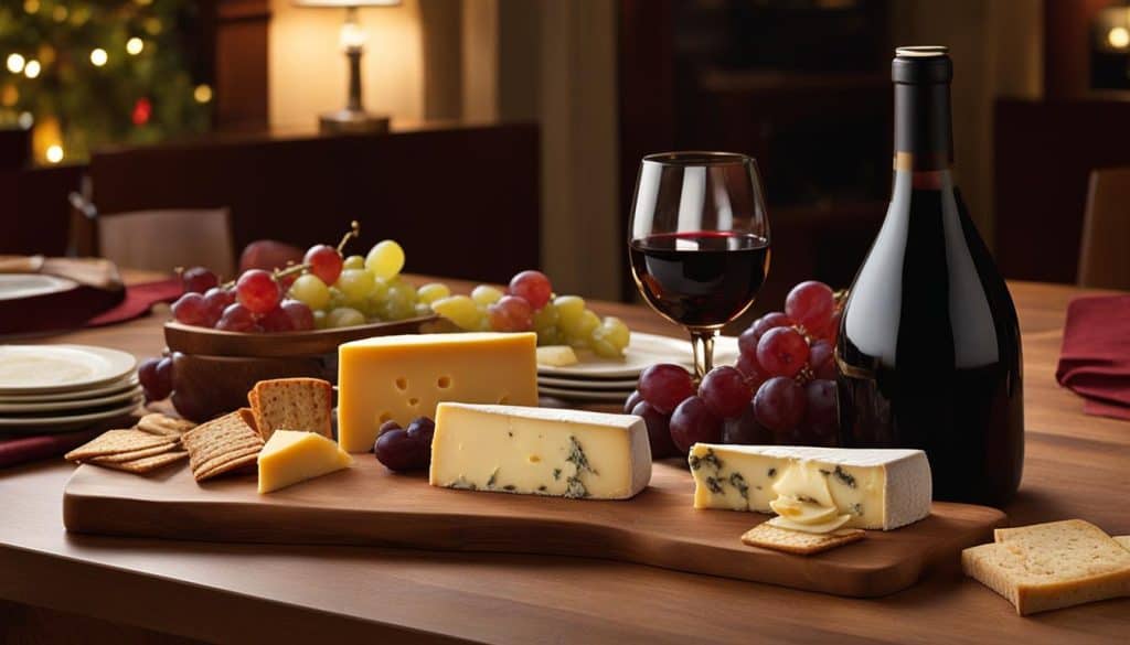 Wine and cheese pairing example