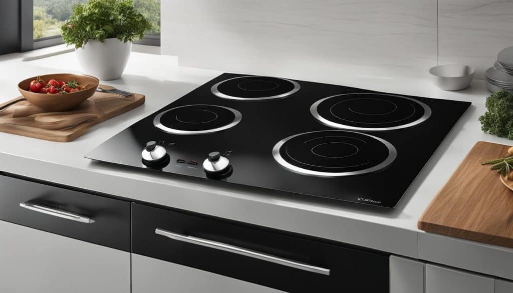 aesthetically pleasing electric cooktop