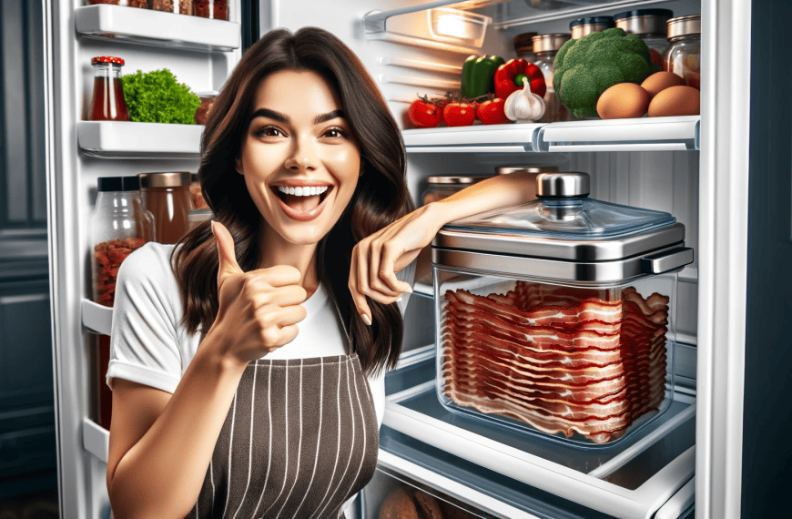 Bacon Keeper for Refrigerator