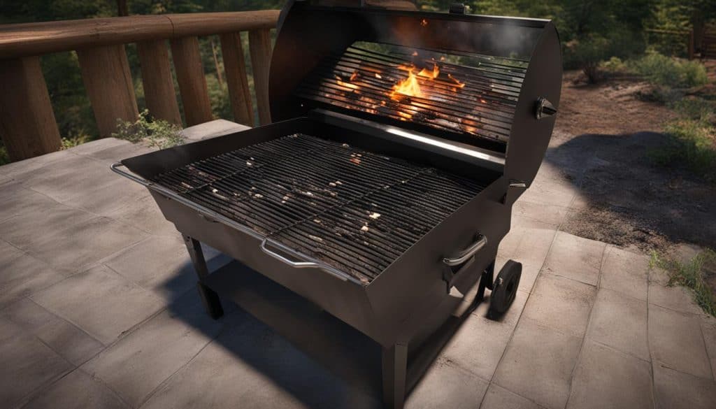 charcoal grill clean up
