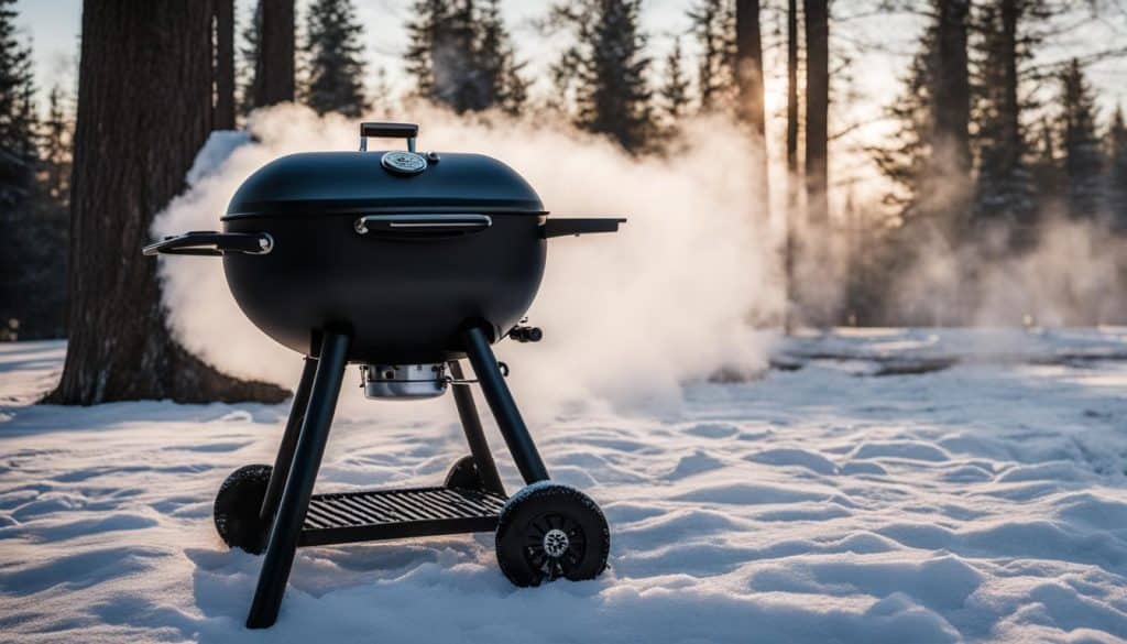 cold weather pellet grill