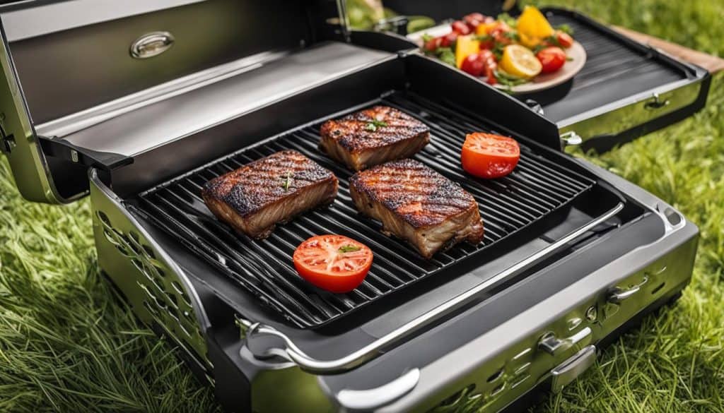 compact and lightweight portable grill