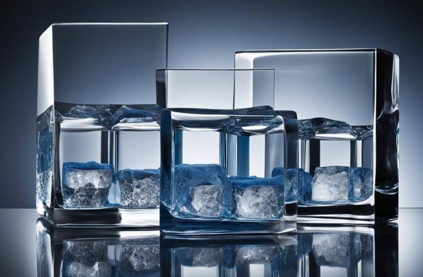 crystal clear ice cubes