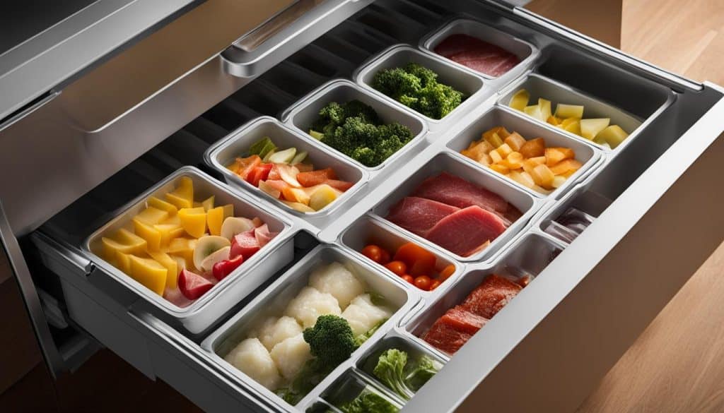 drawer freezer organization nirvana image