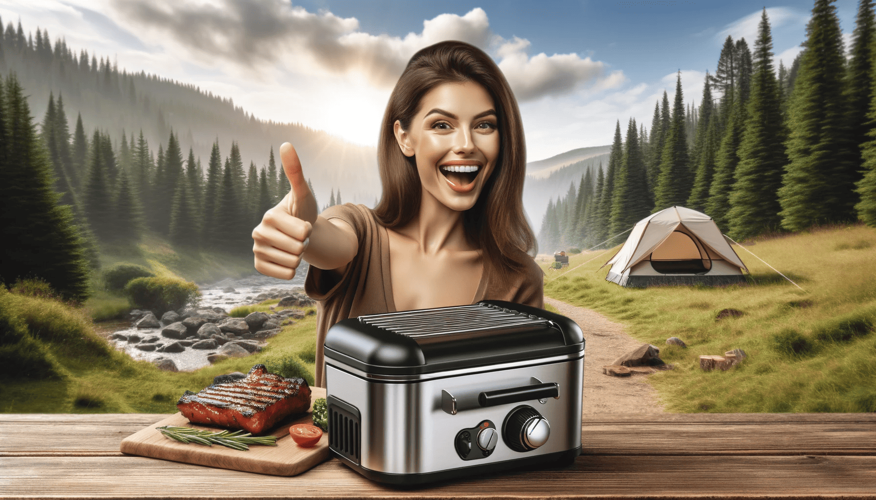Electric Grill for Camping
