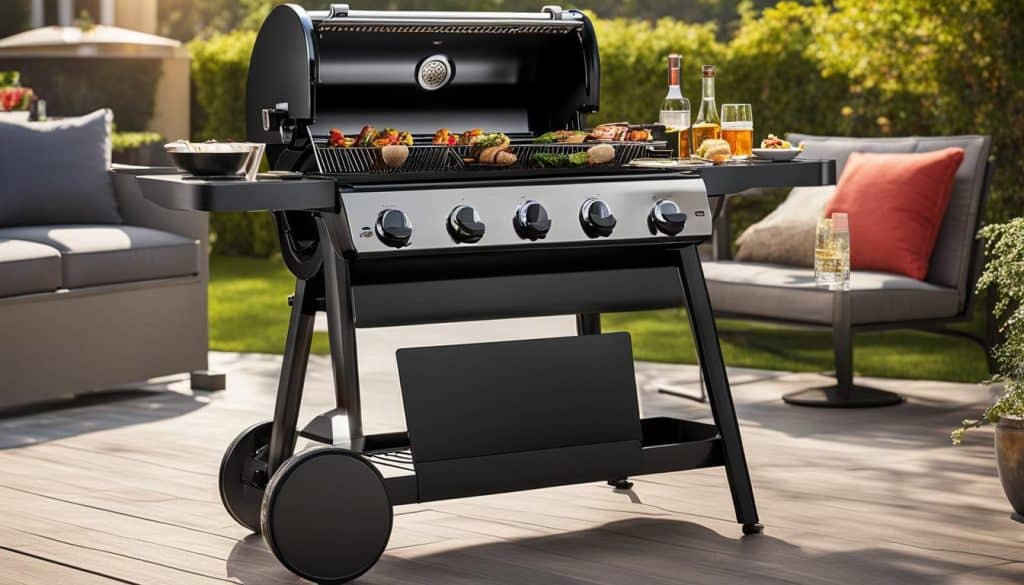 electric grill with wheels