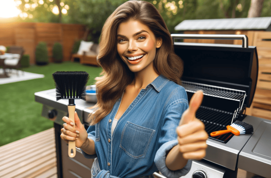 Grill Cleaning Brush for Cast Iron Grates