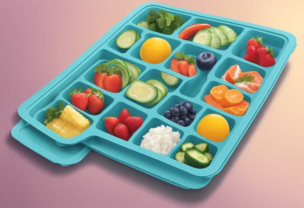 silicone freezer tray for baby food