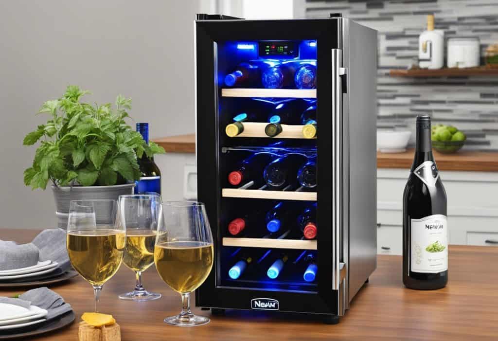 The Newair 12 Bottle Wine Cooler is designed with convenience in mind