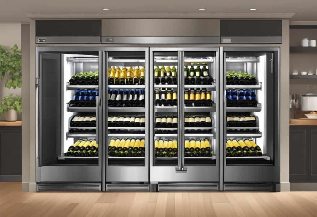When choosing a wine cooler with a lock, capacity and size are important considerations
