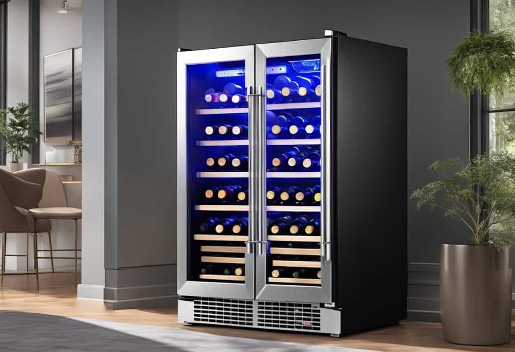 shopping for a wine cooler with a lock, it's important to consider the design and aesthetics of the unit.