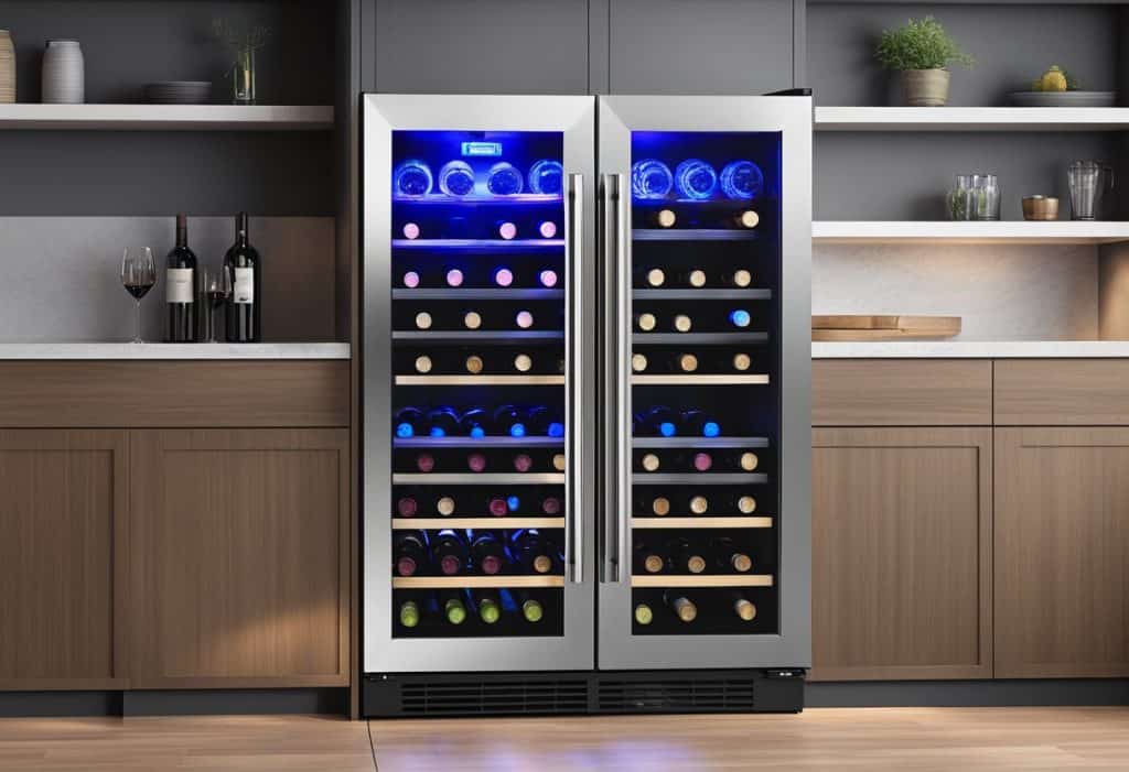 When choosing a dual zone wine cooler, energy efficiency and noise levels are important factors to consider
