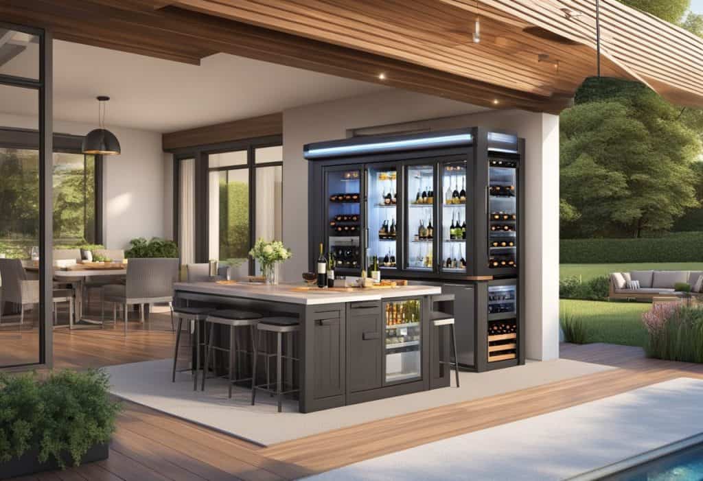 When choosing a wine cooler for your patio, it's important to consider the capacity and size of the unit.