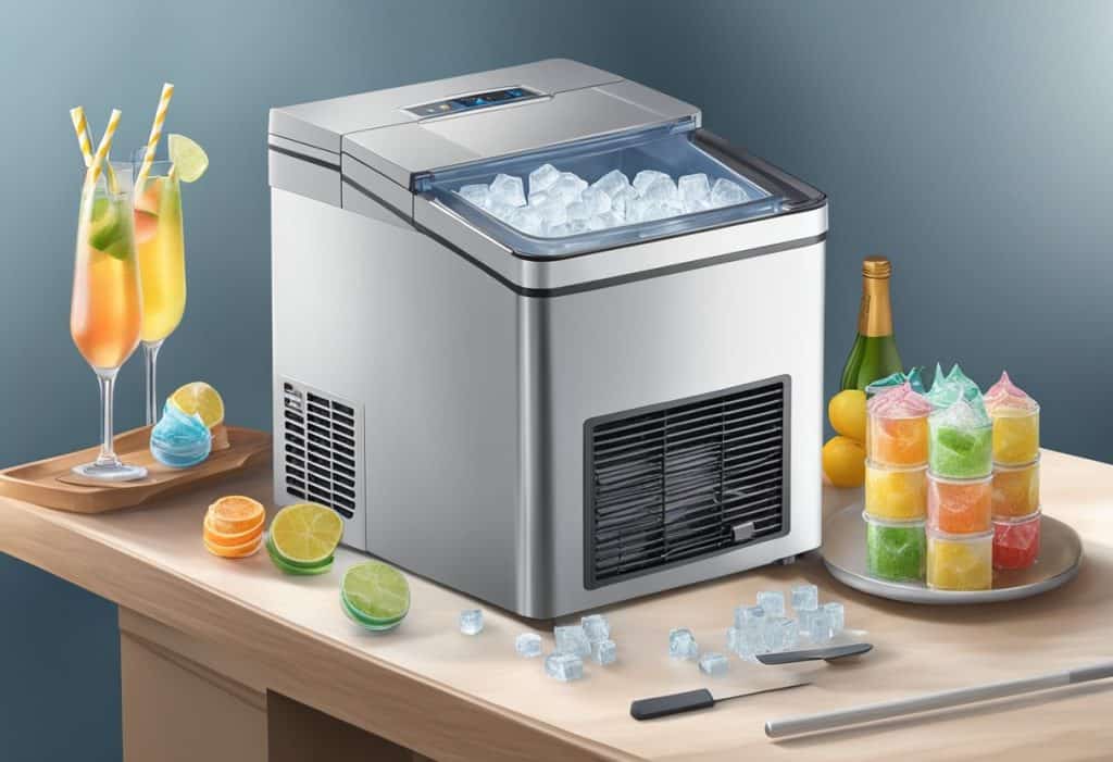When choosing an ice maker with a large capacity for parties, ease of use and maintenance should be a top consideration