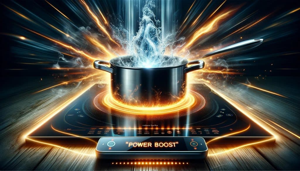 Power Boost: Supercharges the heat for quick cooking