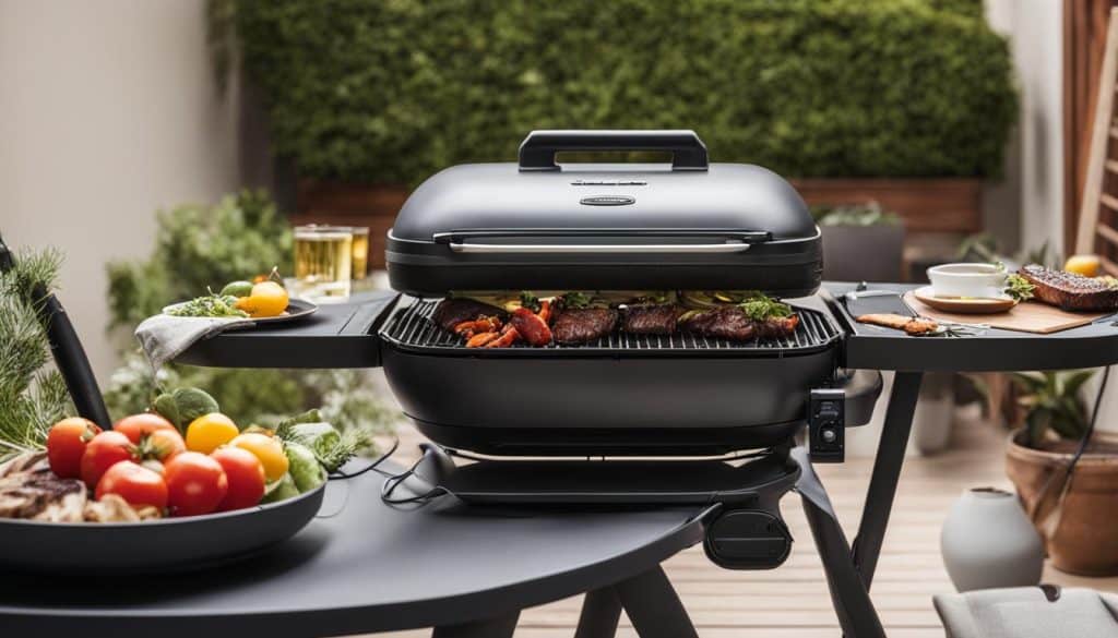 limited portability electric grill