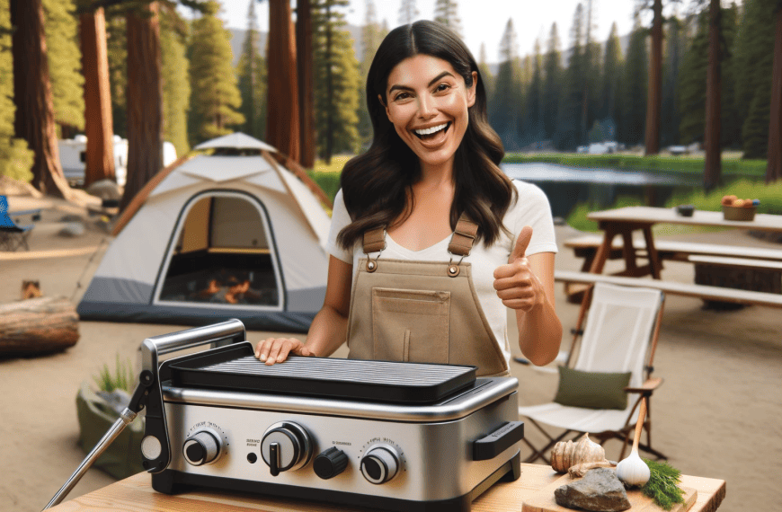 Portable Flat Top Grill for Camping