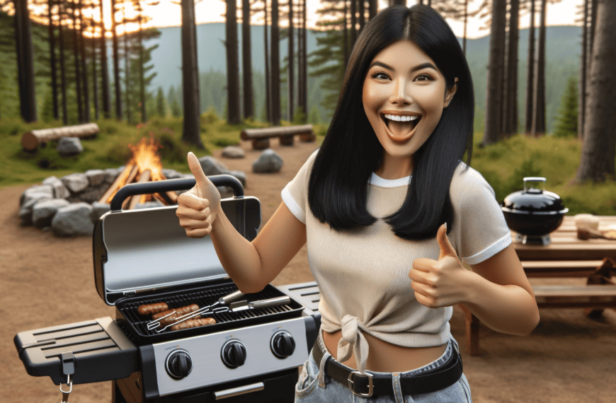 Portable Gas Grill for Camping