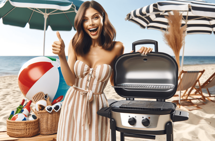 Portable Grill for Beach