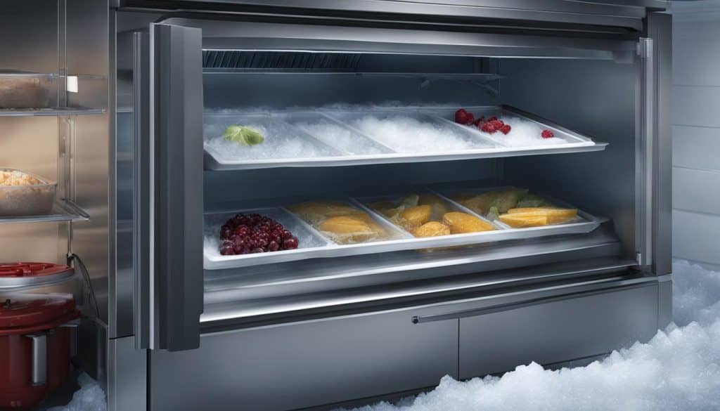 under-counter freezers defrosting issues