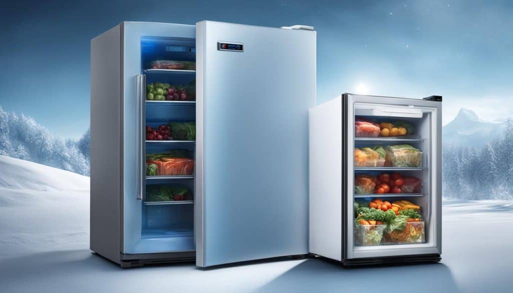 upright freezer freezer burn prevention