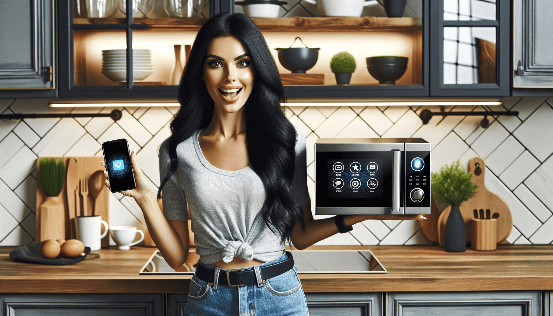 Top Countertop Microwaves with Voice Control and Fancy Apps.
