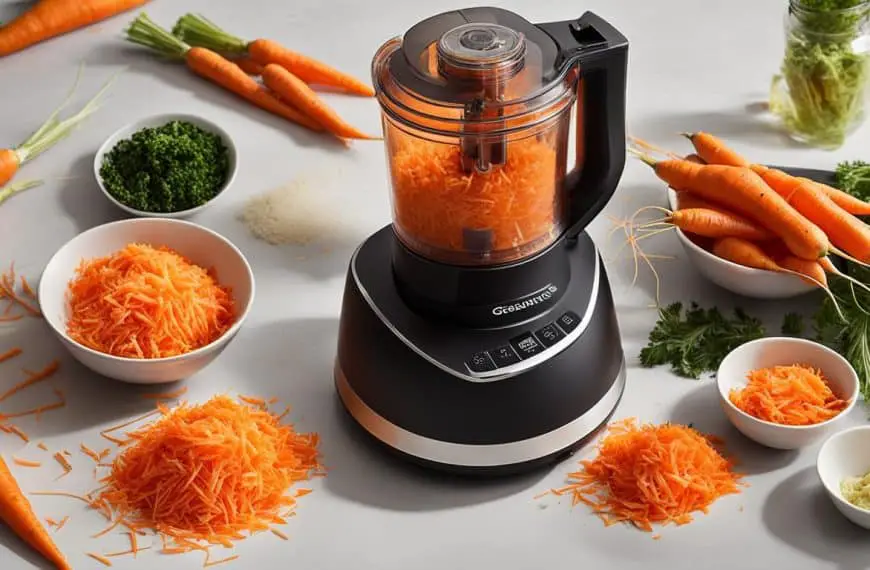 Food Processor for Grating Carrots