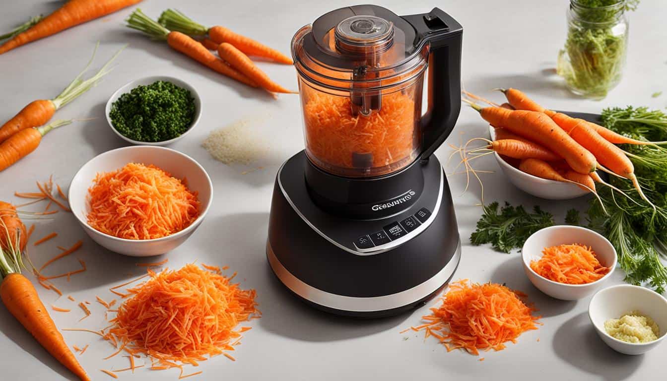 Food Processor for Grating Carrots