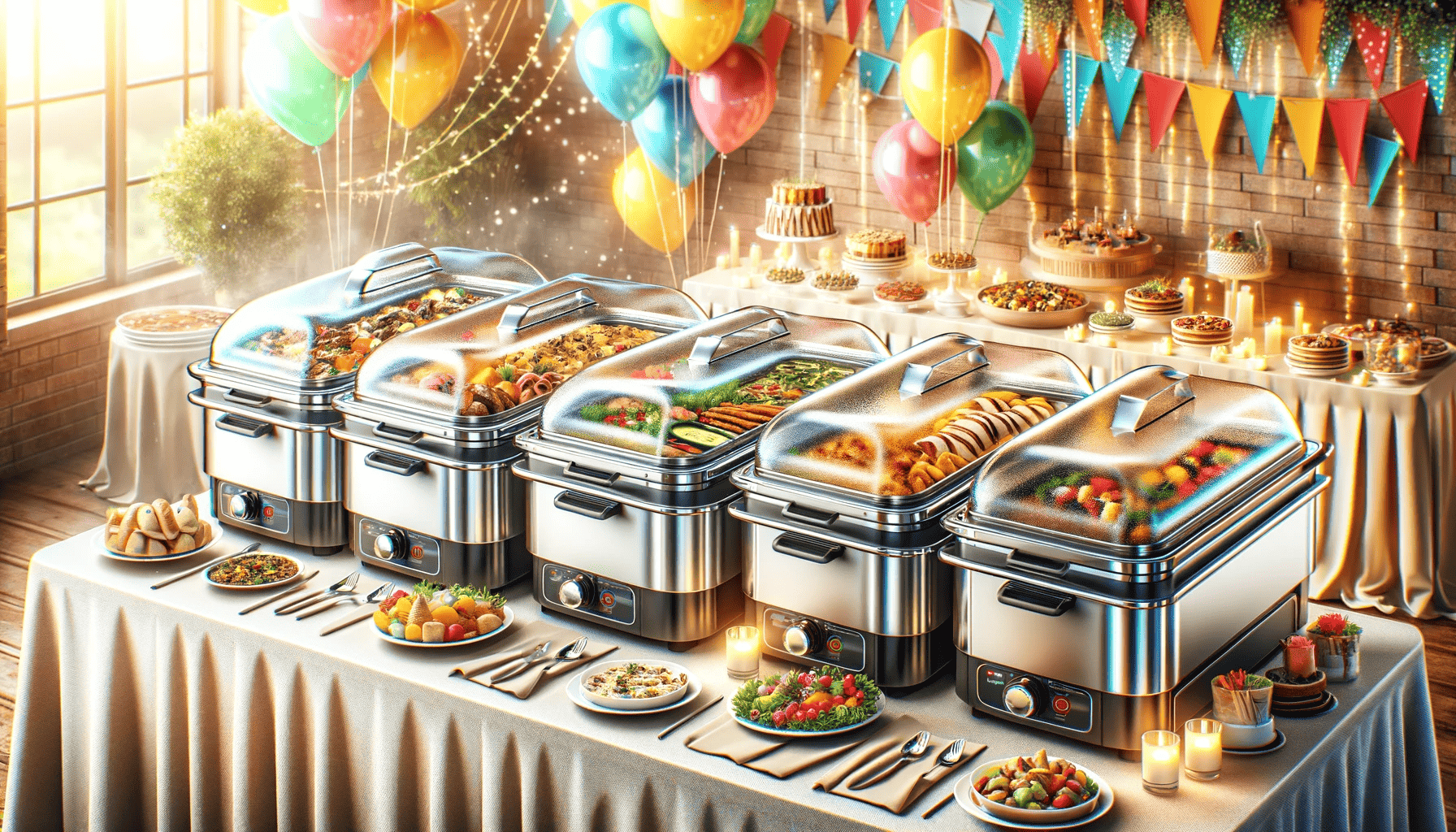 Buffet Warmers: Hold Multiple Dishes, Ideal for Parties and Events