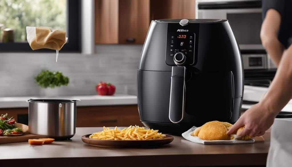 cleaning air fryer