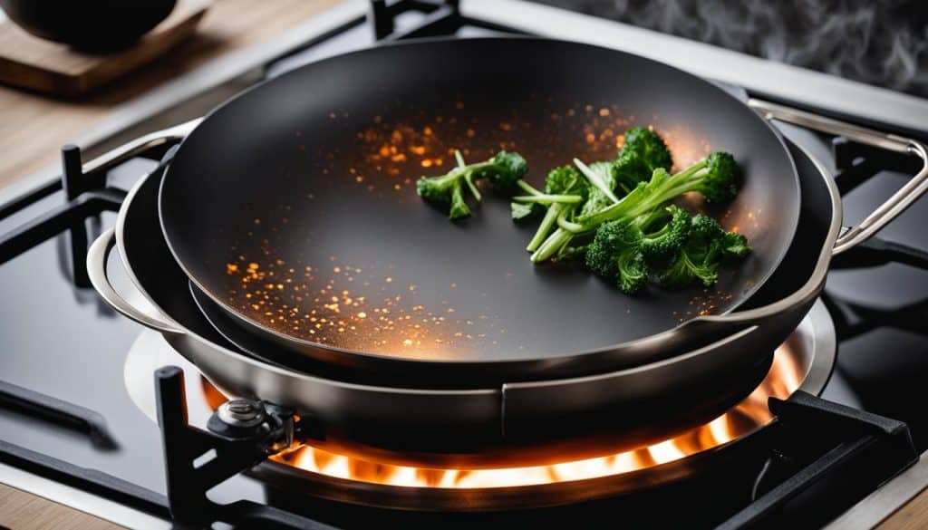 flat-bottomed wok