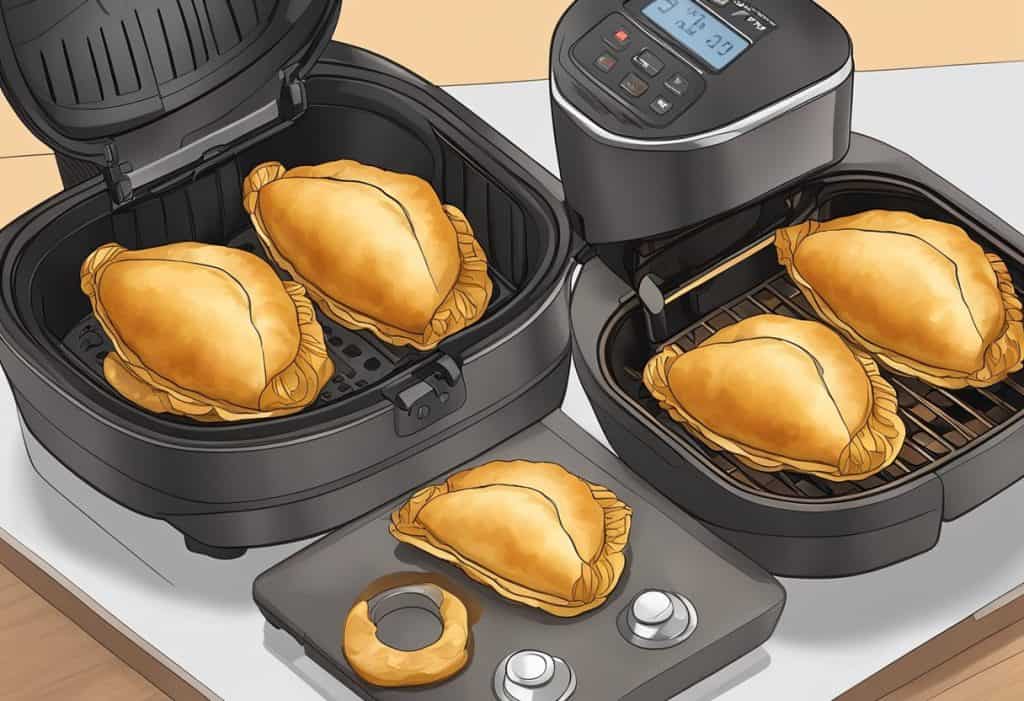 To bring leftover empanadas back to life with that delightful crunch, an air fryer is your best friend. 