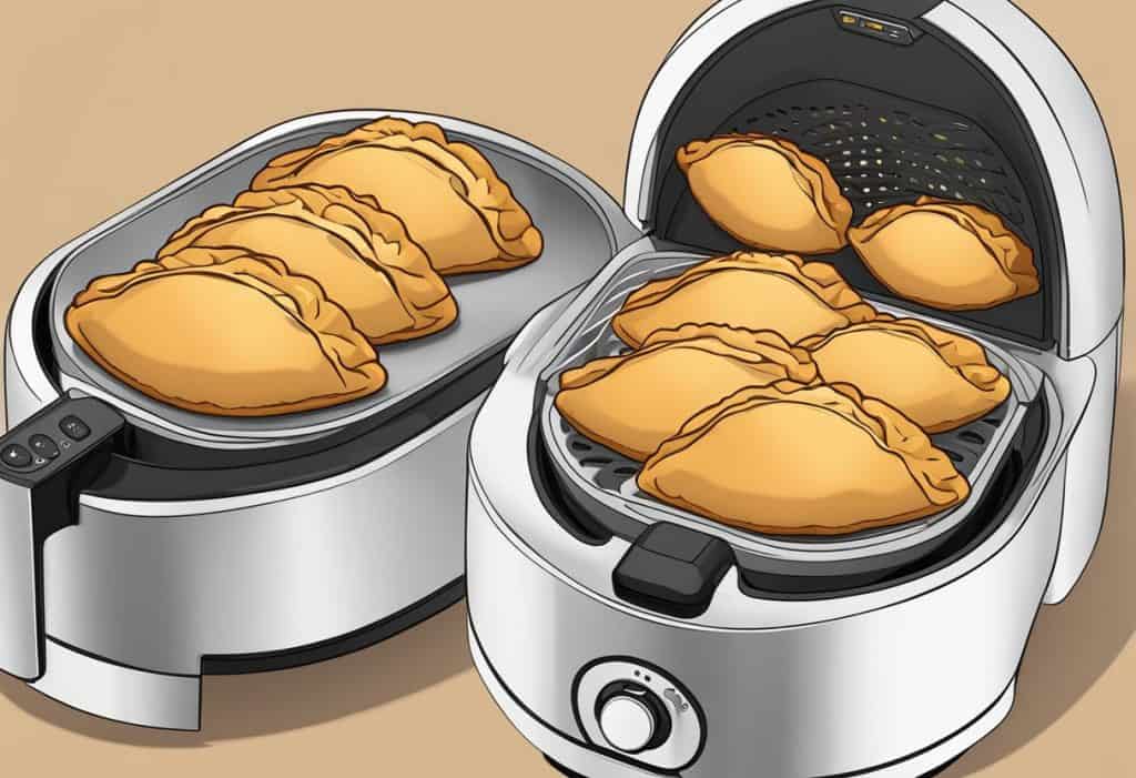 Before tossing those empanadas into the air fryer, preheat your device to 350°F (about 175°C) for optimal results