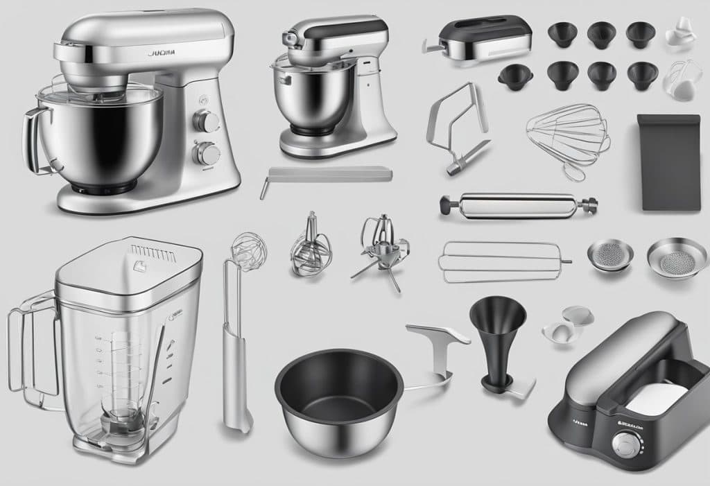 When you purchase the Aucma Stand Mixer, you'll receive a variety of attachments and accessories to help you with your baking and cooking needs