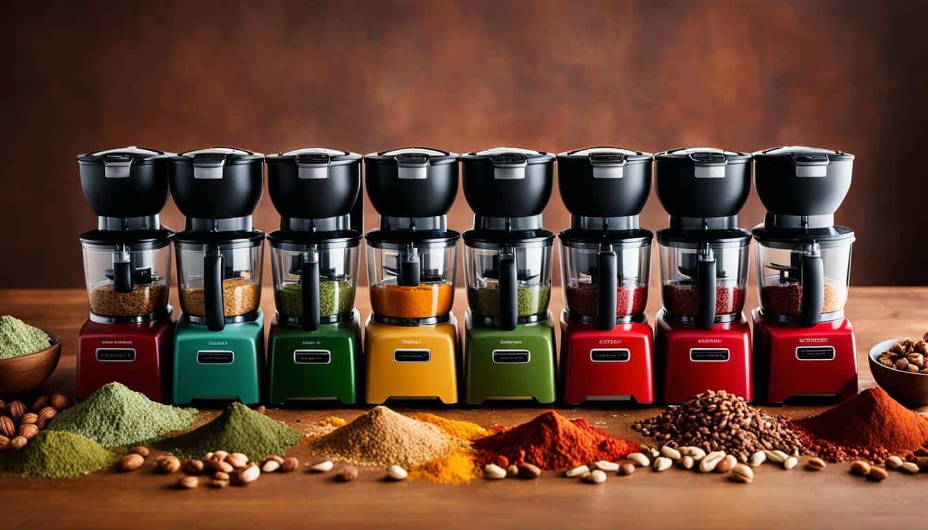 mini food processors for Grinding nuts and spices